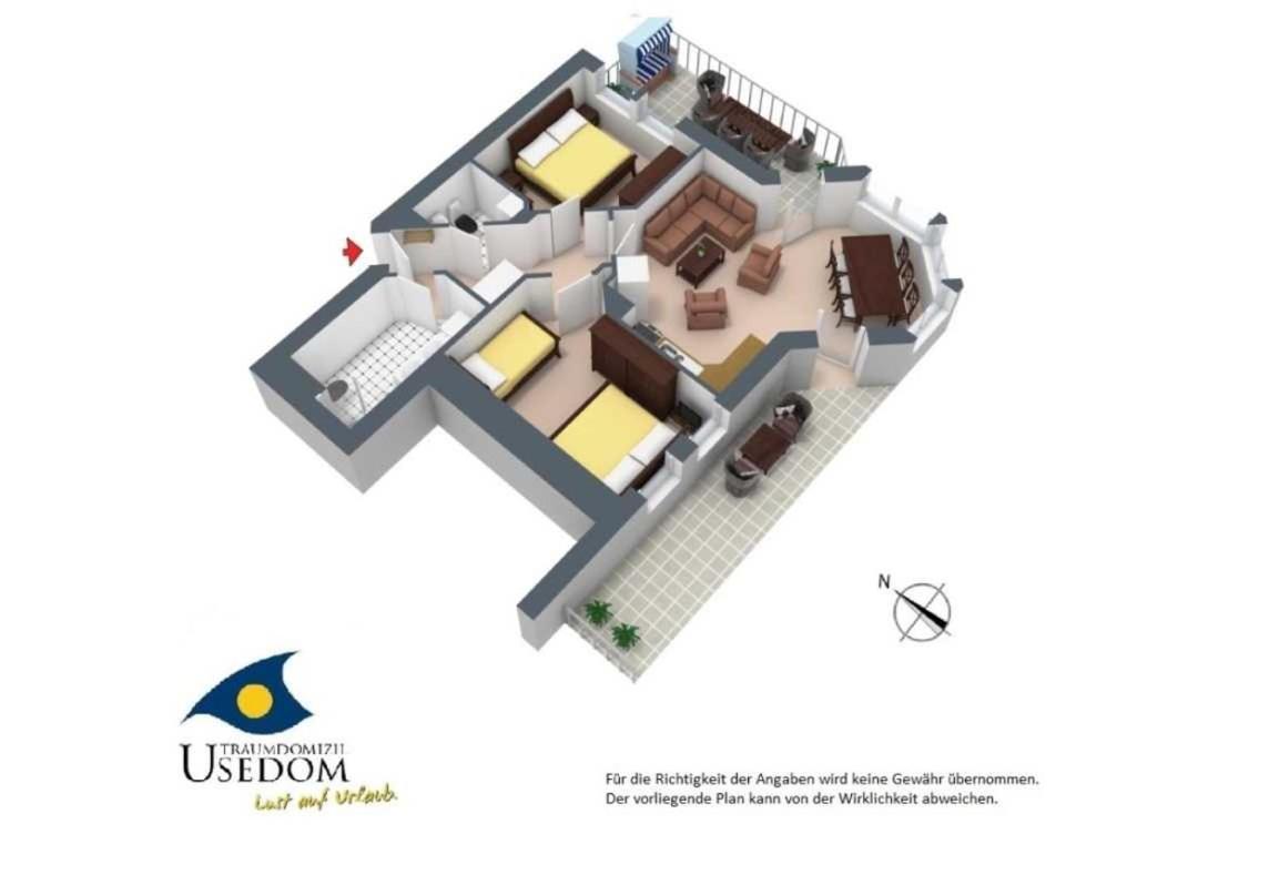 Апартаменты Duenen-Residenz B 05 Херингсдорф Экстерьер фото